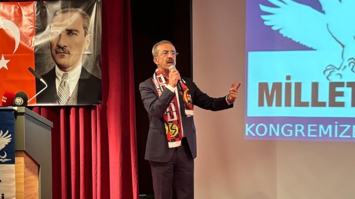 Millet Partili İbrahim Çelik Eskişehir’den seslendi: Bugün sıradan bir kongre için toplanmadık